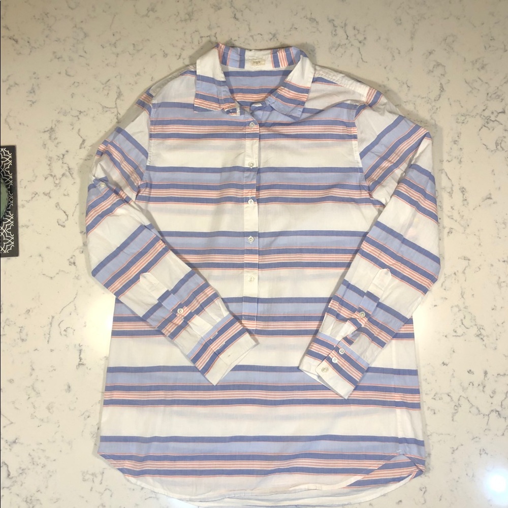 JCrew Striped Tunic